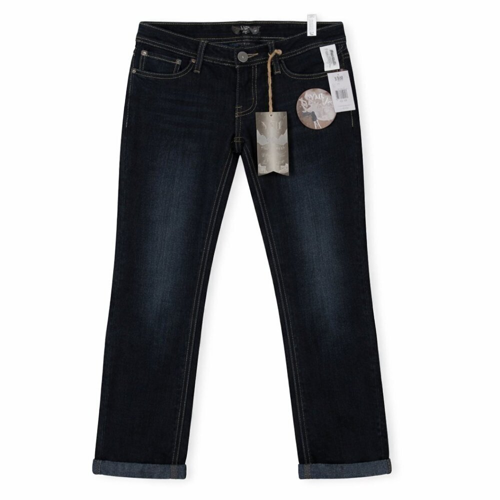 NWT YMI Dark Wash Cropped Denim Leggings Size 3